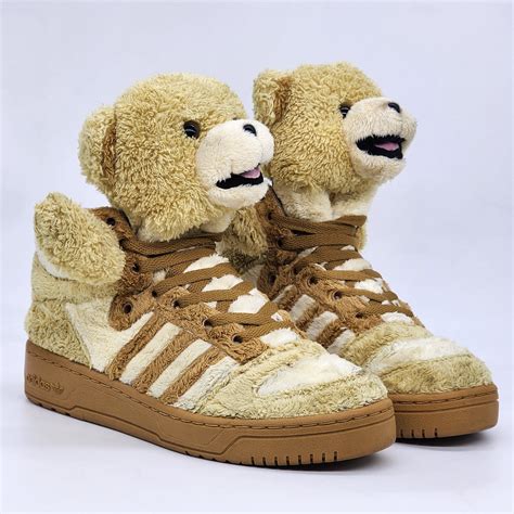 fake jeremy scott teddy bear shoes|jeremy scott adidas wings shoes.